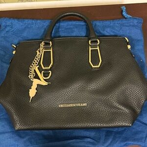 Black genuine leathers new, never used